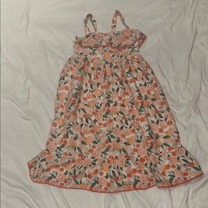 Isaac Mizrahi Orange and Pink Casual Dress